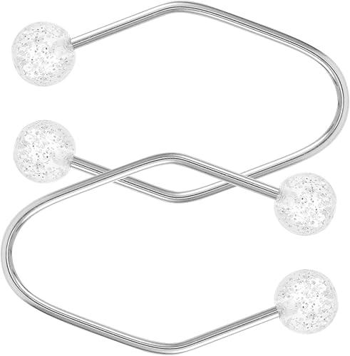 Housoutil 2pcs Facial Dimple Maker Trainer for Cheeks Metal Dimples Exerciser Facial Muscle Trainer for Women and Men Skin Care Tool