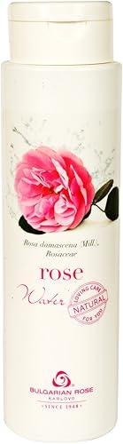 Rose Water - 100% Organic Natural Facial Toner (No added alcohol, chemicals or fragrances) from Rose Valley, Bulgaria - Steam distilled from Rosa Damascena - 8.5 oz