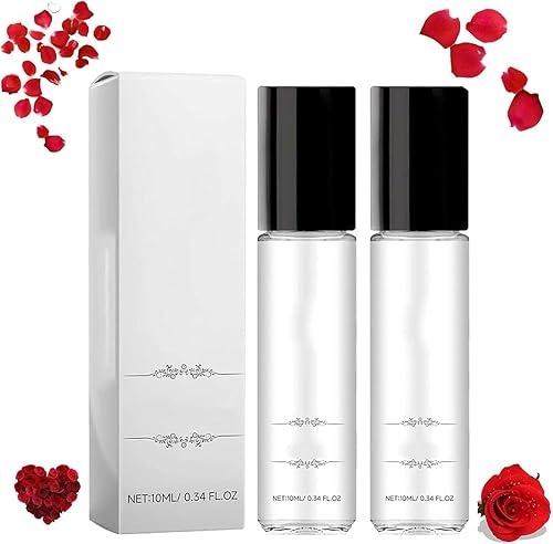Alloura Rebel Pheromone Cologne for Men - Long Lasting Fragrance(0.34Fl.Oz*2PCS)