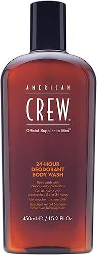 American Crew Men's Body Wash, Body Wash with 24 Hour Odor Protection, Deodorant Body Wash, 15.2 Fl Oz