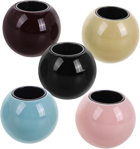 OUNONA 5pcs Perfume Ball Cover Spray Bottle Topper Caps Spherical Design Stylish Replacement Lid for Travel Office Parties Enhance Fragrance Bottle Appearance and Function