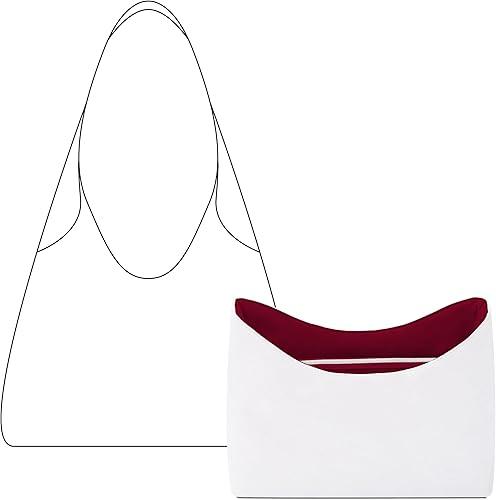 Purse Organizer Insert for Coach Brooklyn 34 Shoulder Bag,Custom Fit Inside Premium Lightweight Water Resistant Purse Insert with Zipper(Bordeaux Red)