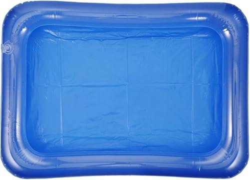 Baby Swimming Pool for Dolls: Summer Fun Boys and Girls Dollhouse Small Pool VC Realistic Water Design Transparent Blue Design Perfect for Bath Time Fun