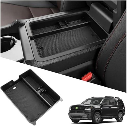 Ruiya 2026 Passport Center Console Organizer,for Honda 2026 Passport Accessories ABS Material Armrest Console Glove Tray Compatible with 2026 Honda Passport RTL/TrailSport/TrailSport Elite