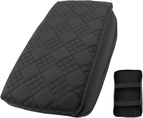 CDEFG for 2025 2026 Jeep Wagoneer S Center Console Cover, for 2025 2026 Jeep Wagoneer S (Limited, Launch Edition) Accessories Armrest Cover Middle Console Pad Arm Rest Protector Leather Cover