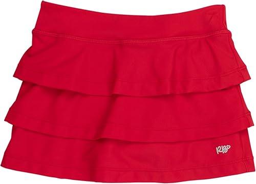 RuffleButts Girls UPF50+ Sun Protected Athletic Active Stretch Tennis Skort