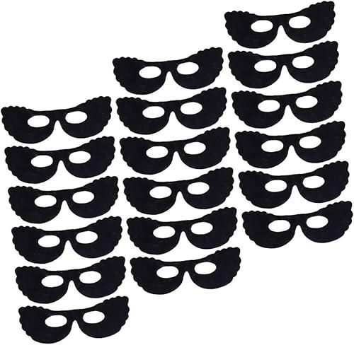 Disposable Charcoal Fiber Eye Mask Patches 100 Sheets Black Cotton Moisturizing Skin Care Eye Pads for Sensitive Skin