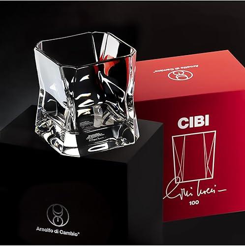 Cibi - Large Blade Runner Glass In Gift Box - Cini Boeri 100th Anniversary Limited Edition 37cl