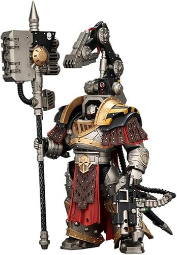 JOYTOY Warhammer Horus 1/18 Action Figure Sons of Horus Iron Warriors Warsmithwith Graviton Crusher Hammer, 5.6'' Mehca Model
