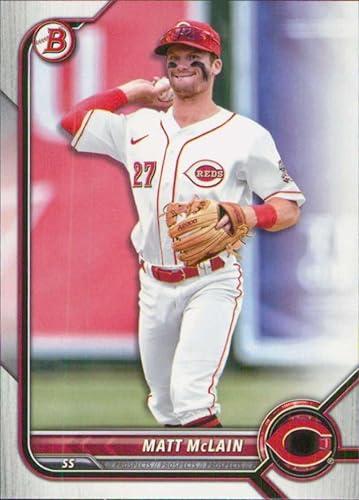 Draft #BD-100 Matt McLain RC Rookie Cincinnati Reds Official Baseball Trading Card L8
