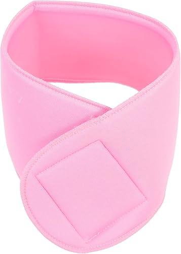 SAFIGLE Neck Tightening Treatment Patch for Wrinkles Moisturizing Neck Skincare Pad with Essential Oil for Fine Line Reduction Pink