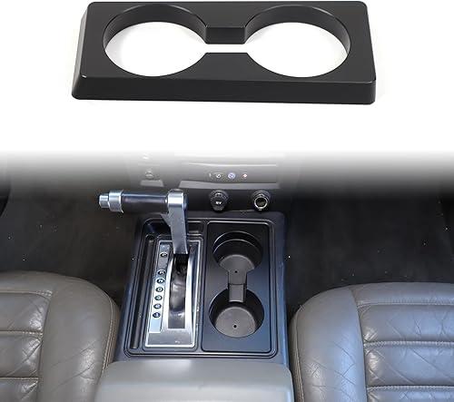 Car Cup Holder Expander Adapter Compatible with 2003-2007 Hummer H2,Center Console Large Cup Holder Expander (Black)