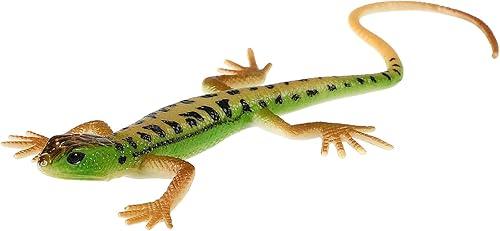 VOSAREA Halloween Plastic Simulation Lizard Realistic Fake Lizards Artificial Reptile Lizard Figure Ornament Trick Toys for Kids