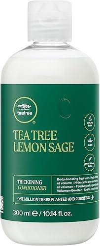 Tea Tree Lemon Sage Thickening Conditioner, Builds Body + Boosts Volume, For Fine Hair