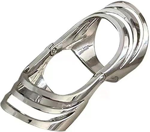 Bottone Simple Punk Hollow Finger Retro Bendable Fashion Jewelry Gothic Statement Joint Rings Wrap Wir