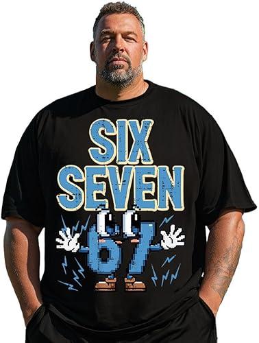 Big and Tall T Shirts for Men Graphic Tee Shirt Casual Fashion Short Sleeve Tshirt T0 5KPH W01P