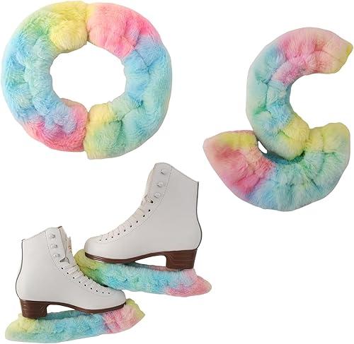 Girls Ice Skating Blade Covers for Figure Skates Long Fleece Skating Supplies Women