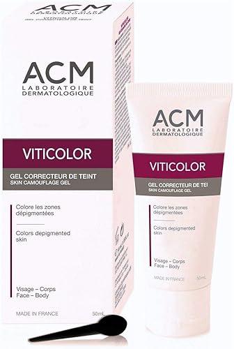 Skin Camouflage Gel VITICOLOR Vitiliginous Skin Coloration Face and Body 50ml Skin Beauty Gift