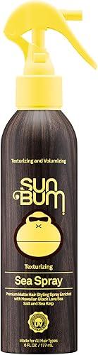 Sun Bum Sea Spray | Texturizing and Volumizing Sea Salt Spray | UV Protection With a Matte Finish | Medium Hold | For All Hair Types | 6 FL OZ Bottle | Texturizing