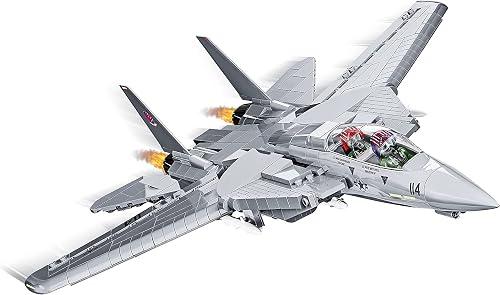COBI Top Gun F-14A Tomcat Fighter Plane - 1:48 Scale 754 Piece Building Set with Maverick and Goose Figures
