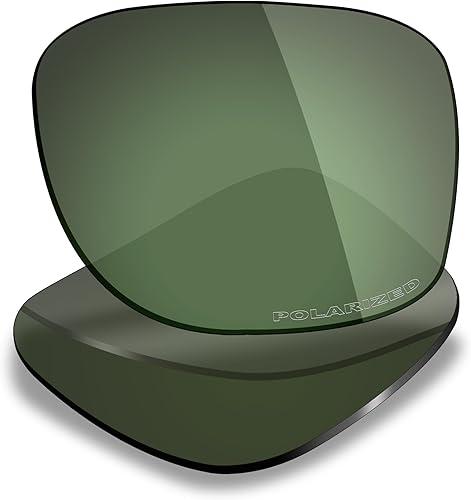 Mryok Plus Polarized Replacement Lenses for Oakley Jupiter Squared OO9135 / Jupiter Carbon OO9220 Sunglass, HD Polarized, UV Protection, Impact Resistant & Perfectly Fit - Grey Green