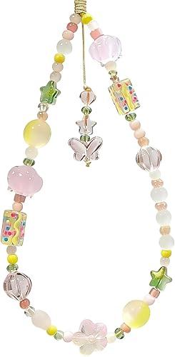 Beaded Camera Wrist Strap Cute Digital Camera Charm Lanyard, Phone Wristlet Charms, Phone Chain for Camera