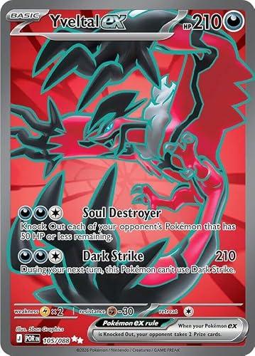 Pokemon - Yveltal 105/088 - Perfect Order - Full Art Foil - Single Card