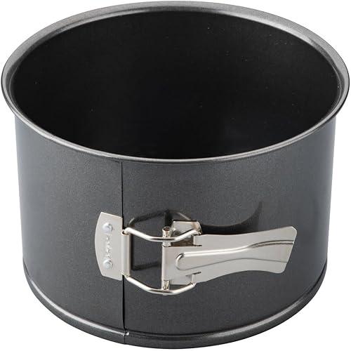 Zenker Springform Cake Tin Extra High - 18 cm Diameter - Black Metallic Sheet Steel with Non-Stick Coating - Ideal for High Cakes and Italian Panettone - Made in Germany