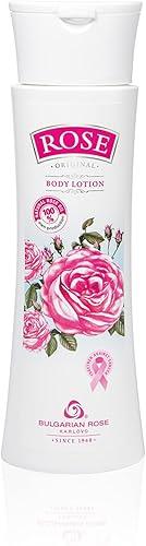 Bulgarian Rose Body Lotion with Natural Rose Oil for Moisturizing and Rejuvenating the Skin,Hydrating Daily Body Lotion for Soft, Smooth Skin, Paraben Free