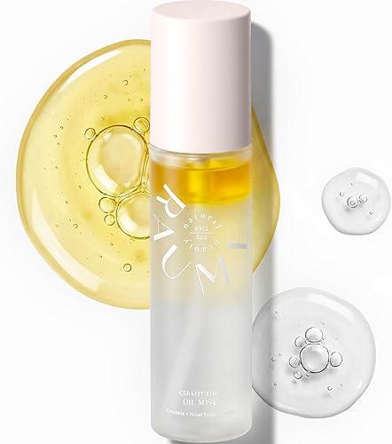 RAUME Glow Barrier Oil Mist, Hydrating Face Mist with Ceramide & Citrus Fruit Water, Dewy Glow Facial Spray for Dry Sensitive Skin, Korean Skincare, 3.18 fl oz / 94 mL