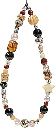 Beaded Camera Wrist Strap Cute Digital Camera Charm Lanyard Phone Charms Strap Beaded Camera Chain for Phone Bag Keychain