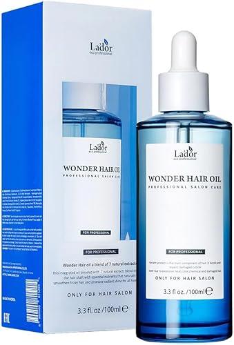 LA'DOR Wonder Hair Oil 100ml Moisturizing Hair Treatment 3.3 Fl Oz Professional Salon Hair Care at Home Floral Scent to Nourish the Hair and Restore Shine Avocado Argan and Moringa Oils
