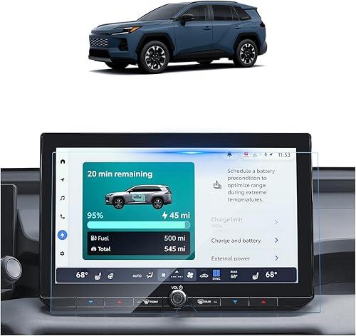 SKTU for 2026 Toyota RAV4 Screen Protector 12.9 Inch for 2026+ Toyota RAV4 (XSE/Limited) 12.9-Inch Infotainment Touchscreen [Ultra HD, Anti Glare&Scratch, 9H Hardness] 2026 RAV4 Accessories Tempered Glass Screen Cover