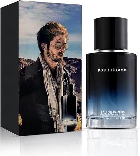 Men's hypnotic perfume, men's eau de toilette, (Philo_mone) fresh, warm, unique, rich fragrance 1.7 Fl Oz/50 ML Holiday Gift long-lasting fragrance spray, portable cologne perfume,