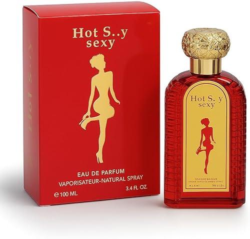 Women's Perfume with Vanilla, Cinnamon, Cherry Notes, Red Bottle with Gold Cap, Sexy and Romantic Perfume for Women 100ml / 3.4 fl.oz