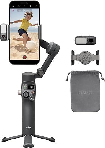 DJI Osmo Mobile 7P Gimbal Stabilizer for iPhone, Android, Native Tracking, Lighting, 3-Axis Phone Gimbal, Quick Launch, One-Tap Edit, Built-in Extension Rod & Tripod, 10hrs Use, Phone Charging — 23% off