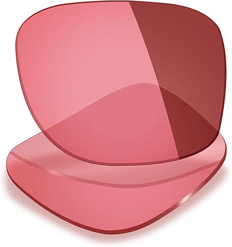 Mryok UV400 Replacement Lenses for Oakley Jupiter Squared OO9135 / Jupiter Carbon OO9220 Sunglass, HD Polarized, UV Protection, Impact Resistant & Perfectly Fit - Pink Photochromic