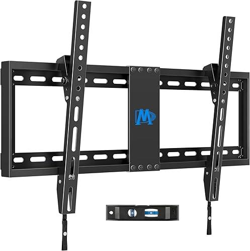 Mounting Dream TV Wall Mount for Most 37-75 Inch TVs, Universal Tilt TV Mount Fit 16", 18", 24" Stud with Loading Capacity 132lbs, Max Vesa 600 x 400mm, Low Profile Flat Wall Mount TV Bracket