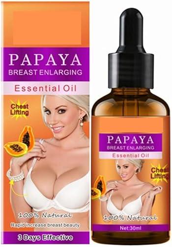 Papaya Oil – Natural Breast Firming & Lifting Essential Oil, 30ml – Skin Tightening Serum with Papaya Extract