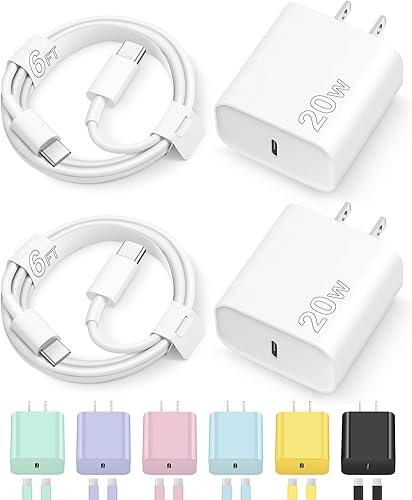 iPhone 17 16 15 Charger Fast Charging Type C Chargers USB C Charger Block iPhone 17 16 15 Air Pro Max Chargers with 6FT Cable for iPhone 17/17 Plus/17 Pro Max/16/16 Plus/16 Pro Max/15 Pro Max/iPad Pro — 49% off