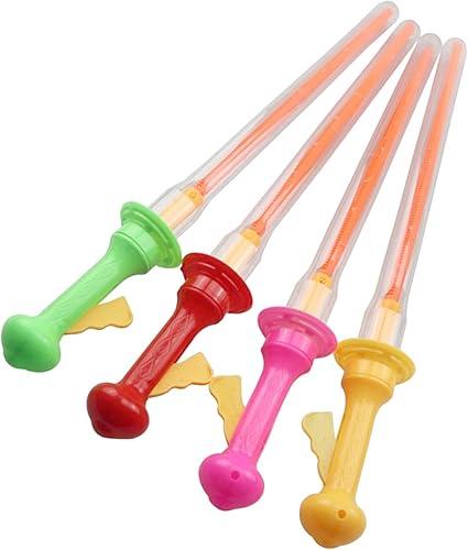 4pcs Large Bubble Sword Wands for Outdoor Playing Giant Bubble Maker Party Favors Safe Non Toxic Materials Random Colors Random Color
