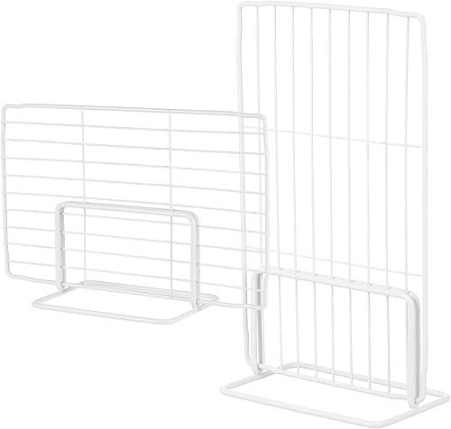 NUOBESTY 2pcs Freezer Iron Wire Divider Adjustable Shelf Refrigerator Divider for Deep - Chest Freezer Kitchen Organization