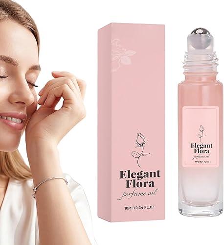 10ml Roll On Perfume, Portable Rose Fragrance Oi, With Plant Extract Long Lasting Body Perfume Roller, Natural Scent For Wrist Neck Travel Office Party Wedding Daily Use