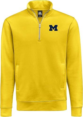 UGP Campus Apparel NCAA Primary Logo, Team Color (1/4) Quarter Zip Sweatshirt, College, University