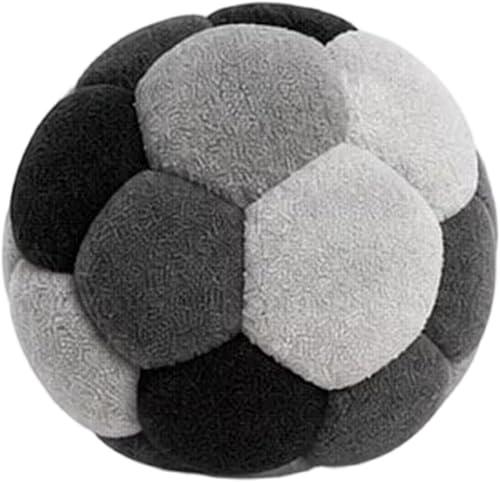 Hacky Footbag Sack Spiral Pellet Filled Footbags Ball Soft Durable Soccer Kick Bag for Foot Coordination Training