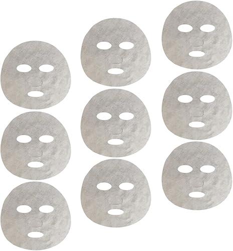 VICASKY 50pcs Plant Facial Mask Sheets White Soft Fabric Beauty Masks DIY Skin Care Face Cleaner for Spa and Home Use