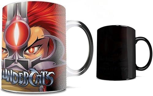 Morphing Mugs ThunderCats – Lion-O and Sword of Omens – 11 oz Heat Sensitive Mug – Ceramic Color Changing Heat Reveal Coffee Tea – Official Licensed Collectible MMUG1727