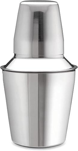 TableCraft 3-Piece Stainless Steel Cocktail Shaker, 8-Ounce