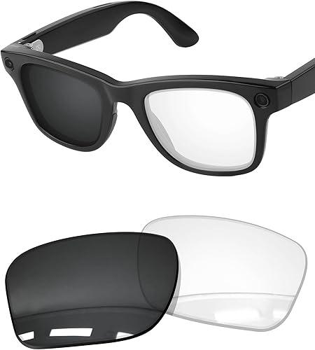 1.6MM Polarized Replacement Lenses for Ray-Ban Meta Wayfarer RW4006 / 4008 & Gen 2 RW4012 (50mm & 53mm) Smart Glasses