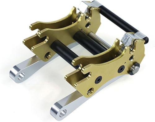 TOUCAN RC HOBBY Metal Manual Quick Coupler for JDM-198 ZW370 RC Hydraulic Loader Model DIY Radio Controlled Construction Vehicle
